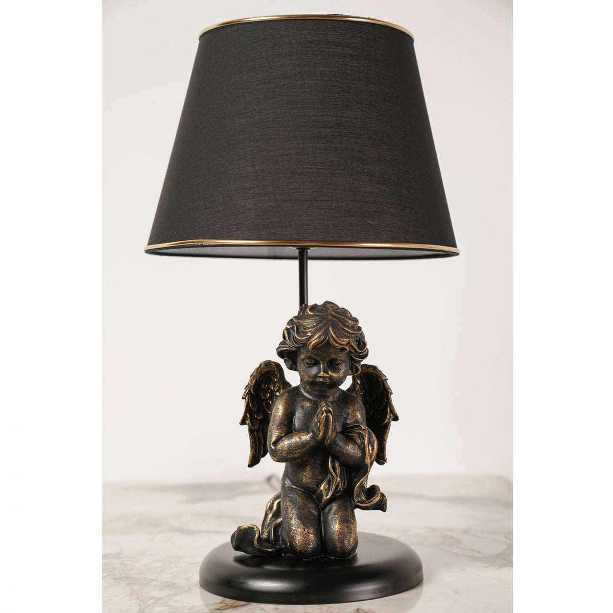 Table Lamp Hm7477.01 Black-gold Φ38x53hcm.
