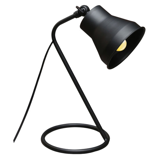 Table/desktop Lamp Hm7589.01 Black Ring Base, Black Cap