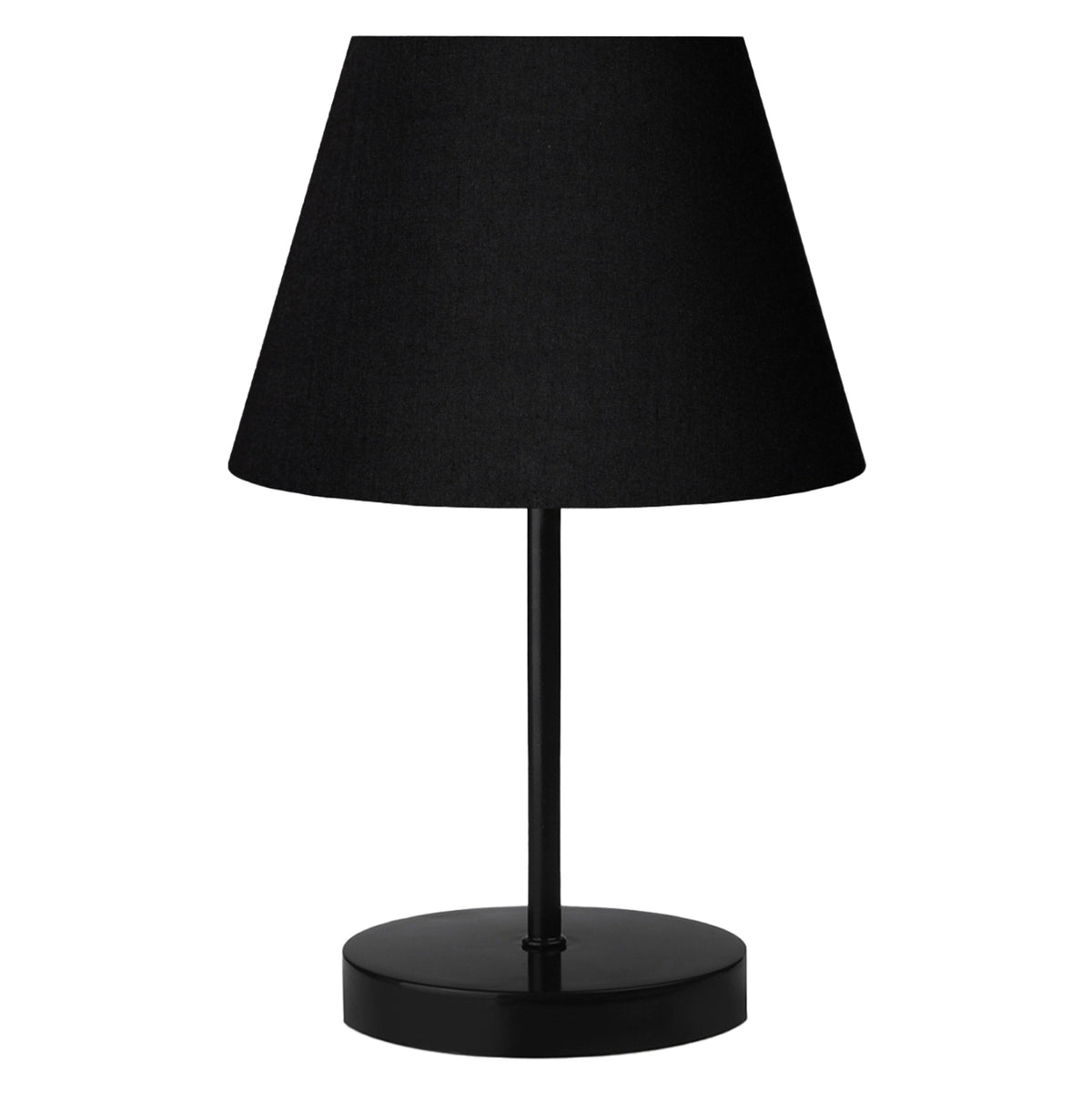 Table Lamp ΗΜ7602.02 Black Base, Black Column, Black Cap (all-black)