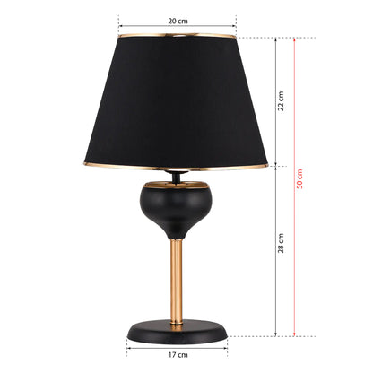 Table Lamp Fb97669.01, Black-gold, Φ20x50