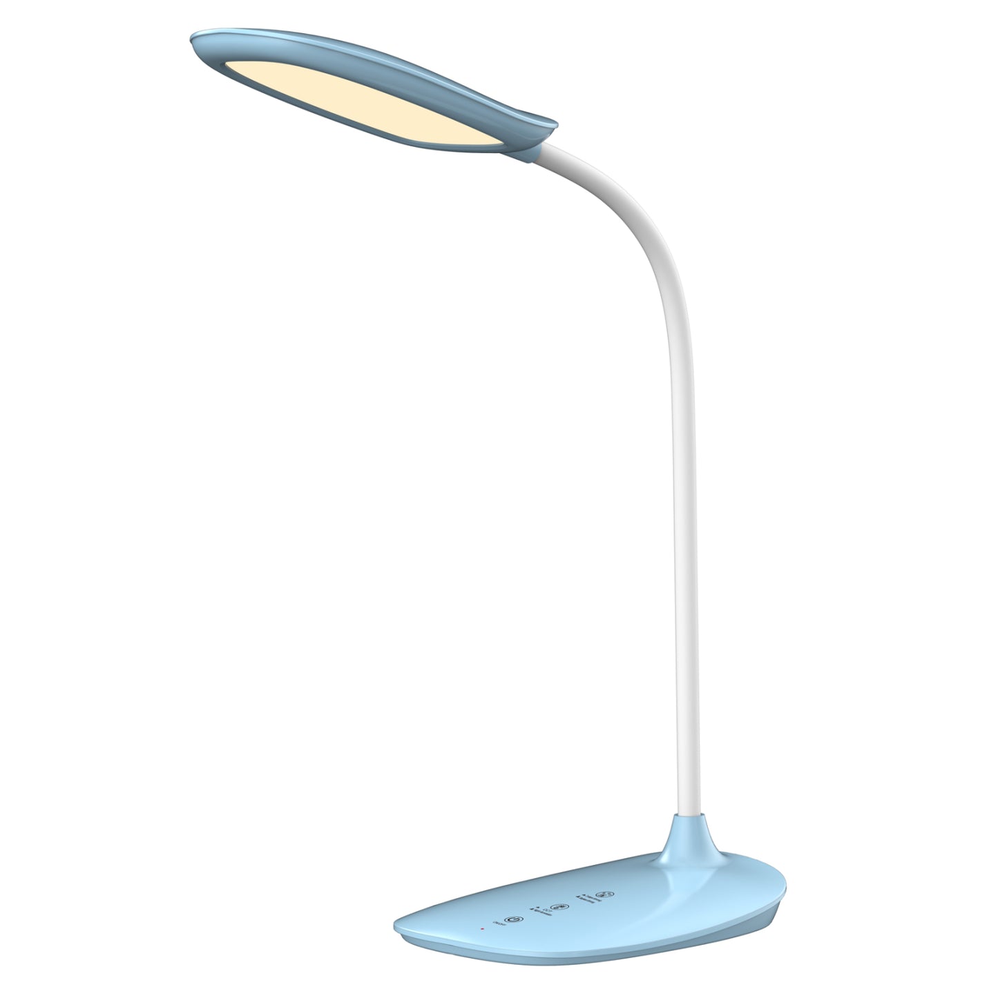 Table Lamp Led Blain Hm4444.03 Sky Blue-white Abs 13.6x17.7x40h Cm.