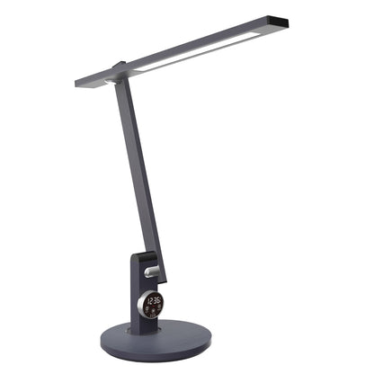 Desk Lamp Led Blain Pro Hm4445.07 Metallic Grey Color Φ19x49,9hcm.