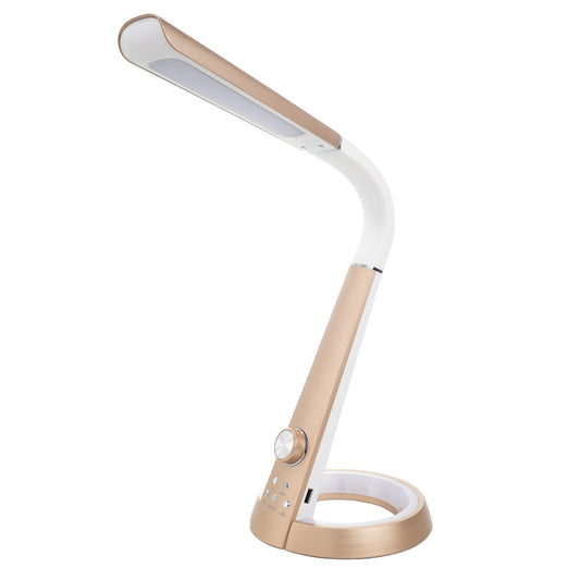 Desk Lamp Led Blain Pro Hm4451.09 Gold-white Color 34,3x18,3x42,5hcm.