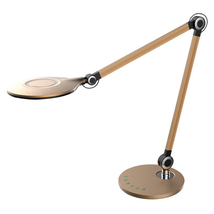 Desk Lamp Led Blain Pro Hm4452.09 Gold Color Abs 55,7x49,7hcm.