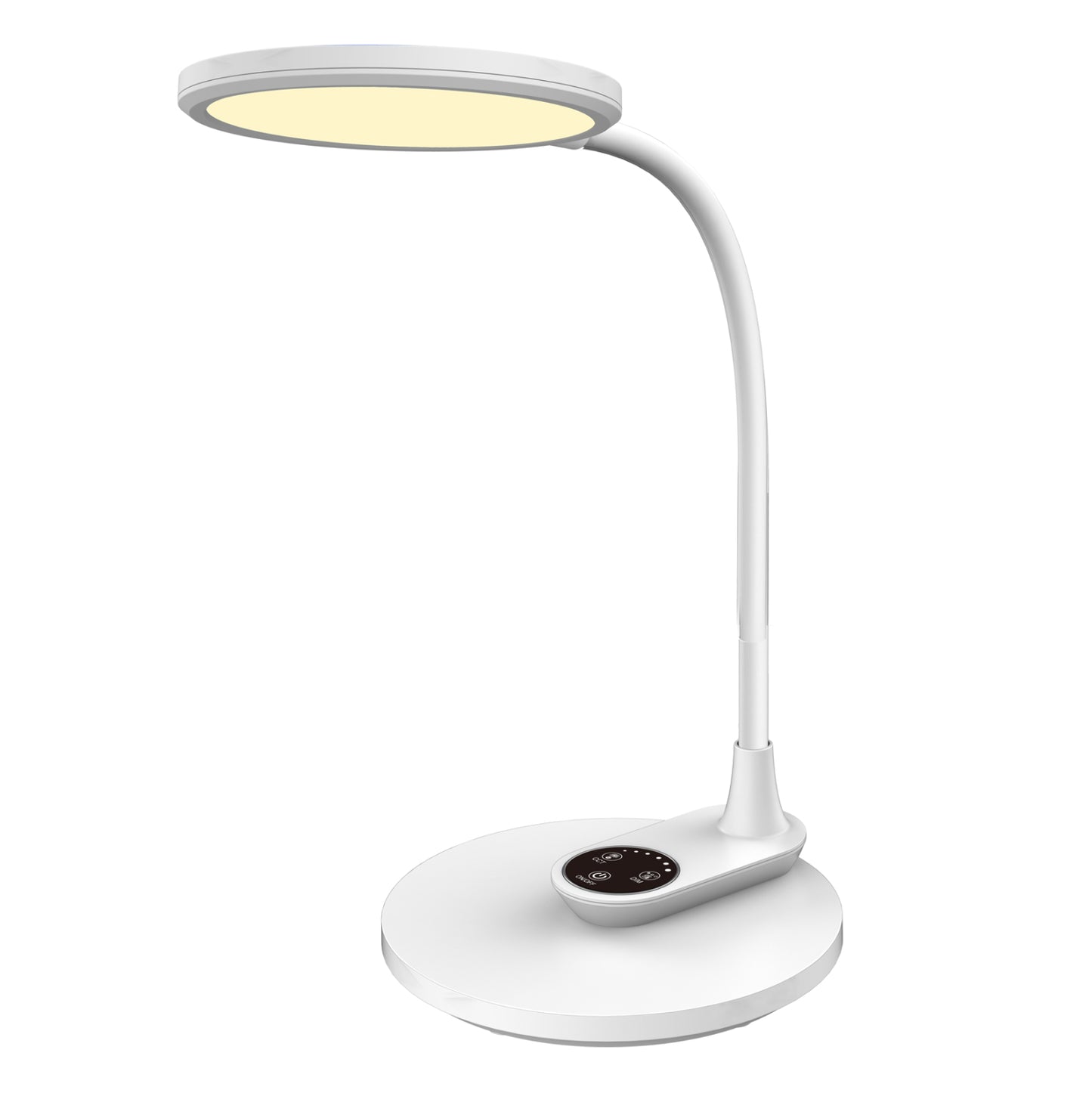 Table Lamp Led Blain Hm4459.01 White Abs & Silicone 17x26.6x34.5h Cm.