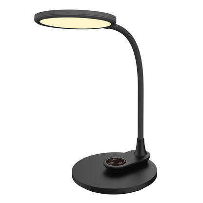 Table Lamp Led Blain Hm4459.02 Black Abs & Silicone 17x26.6x34.5h Cm.