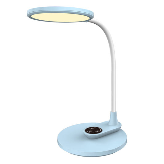 Table Lamp Led Blain Hm4459.03 Sky Blue Abs-white Silicone 17x26.6x34.5h Cm.
