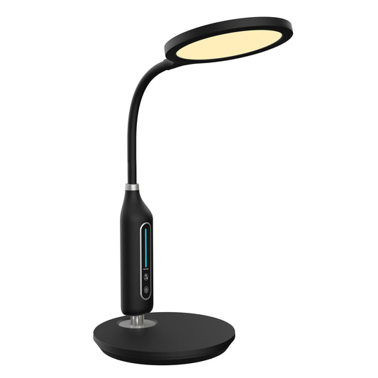 Table Lamp Led Blain Hm4460.02 Black Abs & Silicone Φ18.5x40.7h Cm.