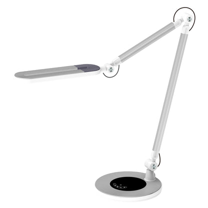 Desk Lamp Led Blain Pro Hm4462.08 Silver Abs 57,4x51,1hcm.