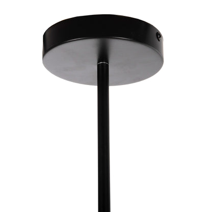 Ceiling Pendant 12-light Hm4167 Black Metal Articulated Arms Φ92x120hcm.
