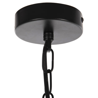 Ceiling Pendant 3-light Fixture Hm4115 Wood-metal-glass 115h Cm.