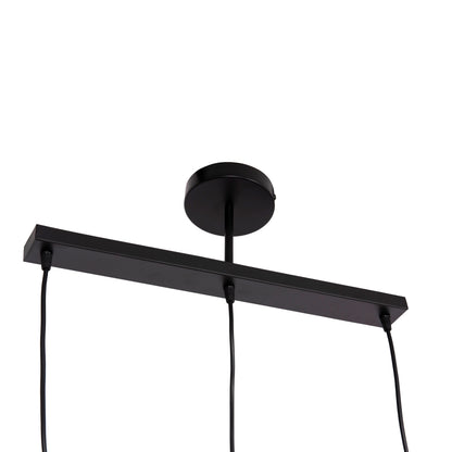 Ceiling Pendant 3-light Bell Hm7533.11 Black Metal-bronze Socket Φ21,5x128hcm.