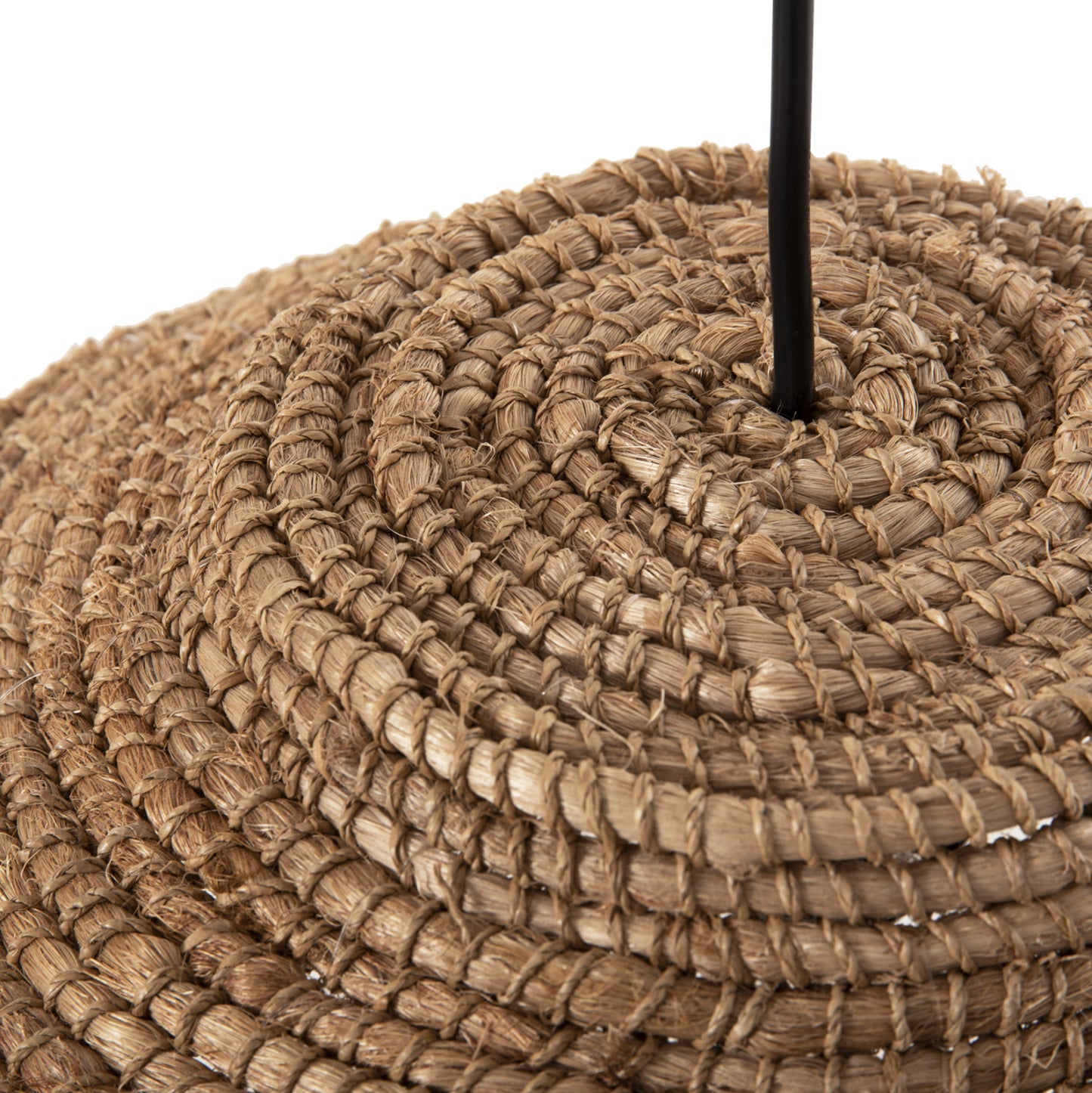 Ceiling Pendant Manila Hemp Fibers In Natural Color Φ41x14-120hcm. Hm7784