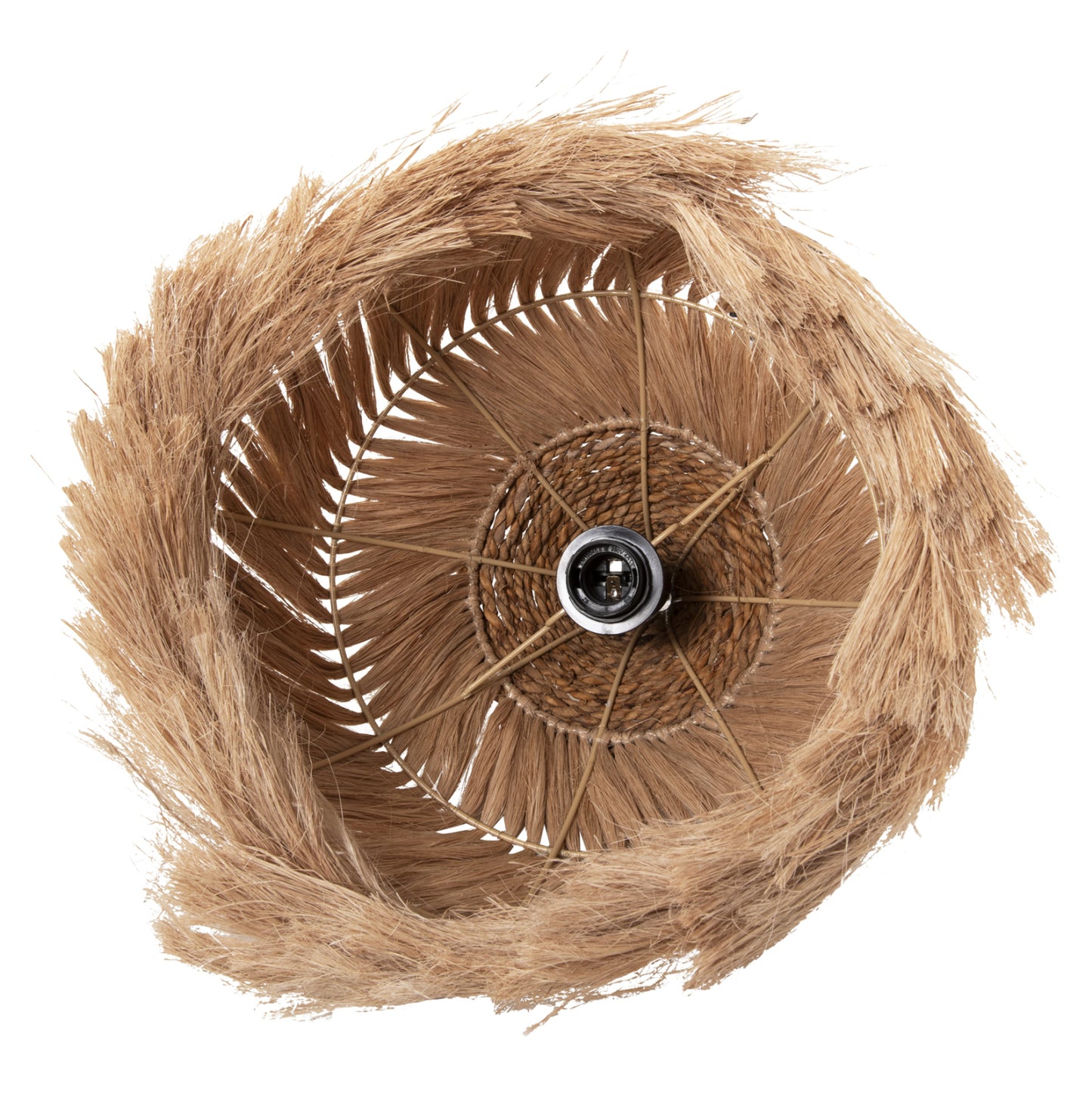 Ceiling Pendant Mendong Grass Fibers In Natural Color Φ38x34-120hcm.hm7776