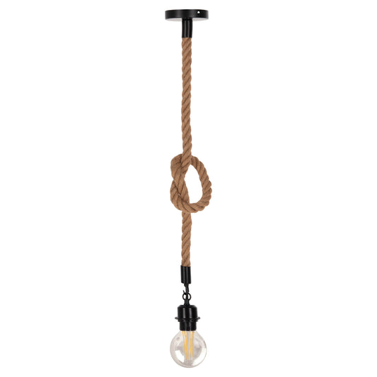 Ceiling Pendant Lamp Hm4042 Rope 1m Long And 1.6cm Thick-e27 Socket