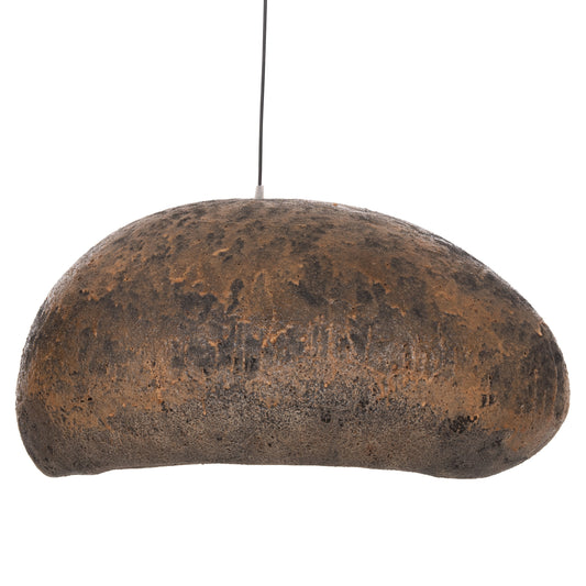 Ceiling Pendant Lamp Stone-look Stoner (l) Hm4419.03 Brown/grey--73x55x40hcm.