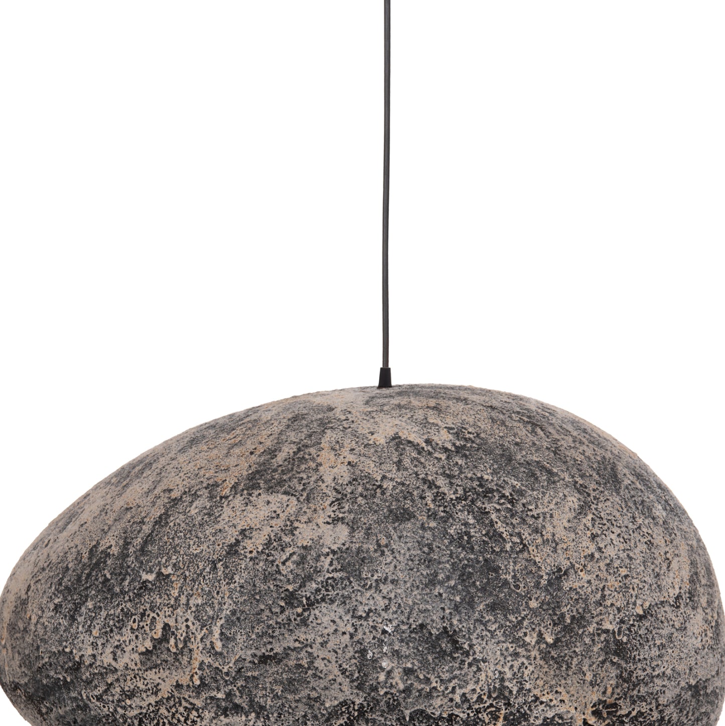 Ceiling Pendant Lamp Stone-look Stoner (l) Hm4419.04 Grey--73x55x40hcm.