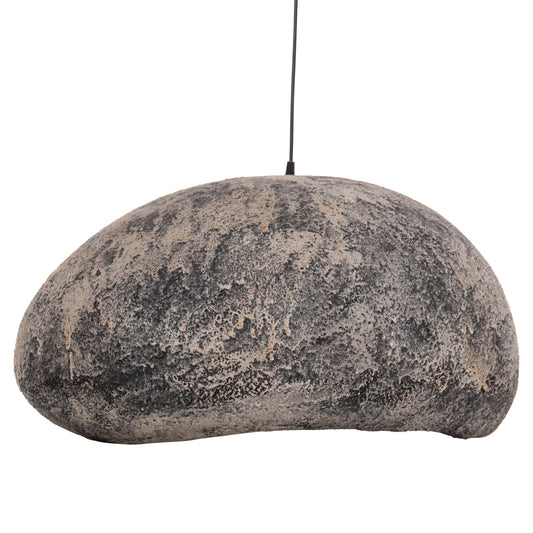 Ceiling Pendant Lamp Stone-look Stoner (l) Hm4419.04 Grey--73x55x40hcm.