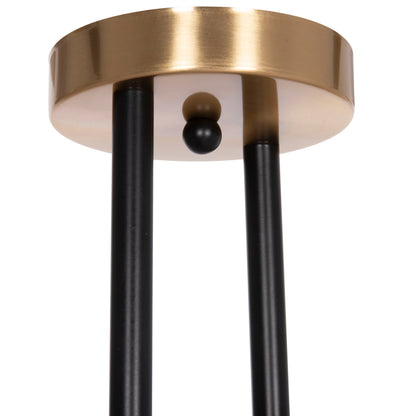 Ceiling Fixture Dremp Hm7409.11 Four-light Black-gold 68x68x36hcm.