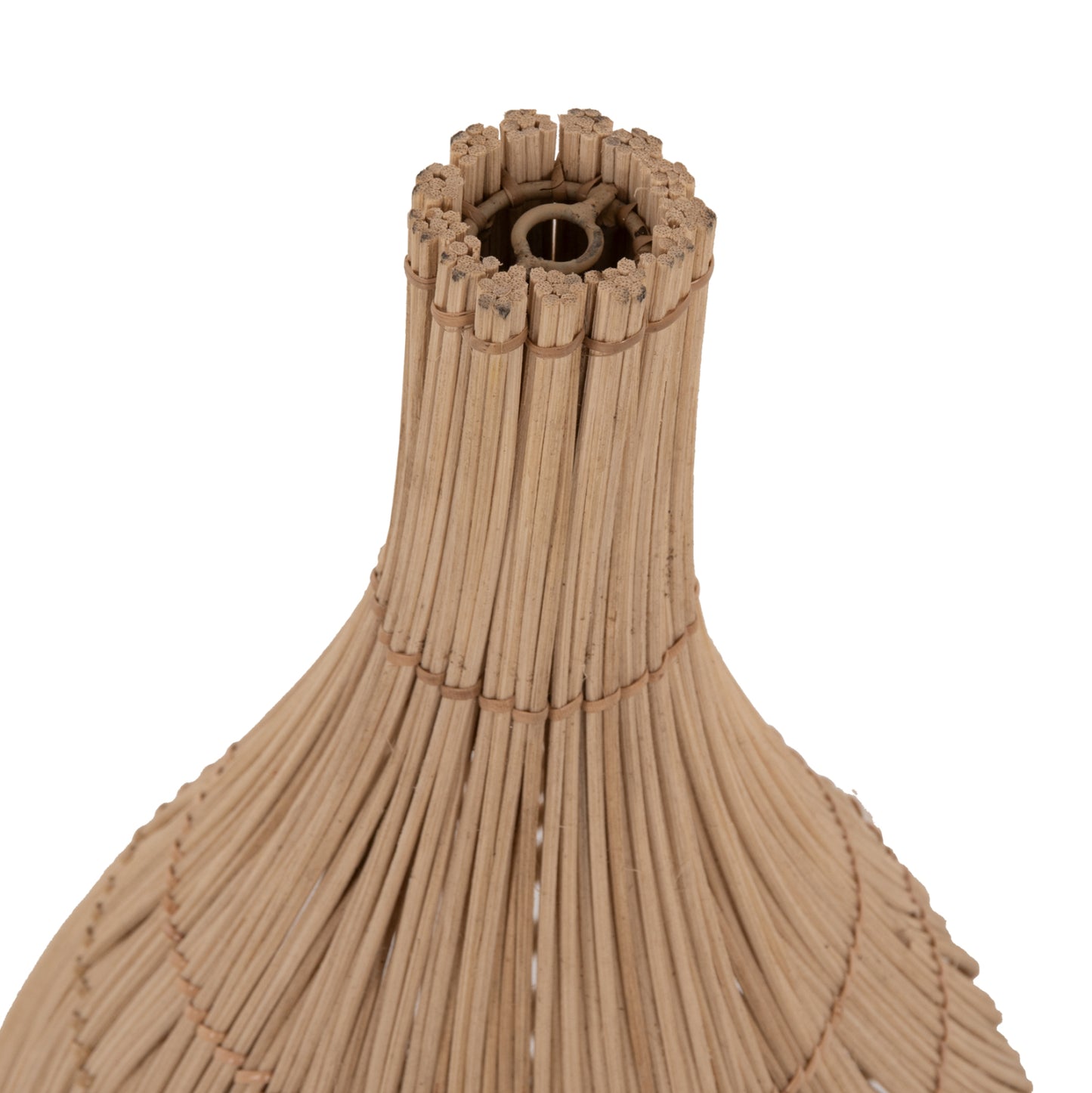 Ceiling Pendant Lamp Hm7883 Natural Rattan In Natural Color Φ34,5x178hcm.