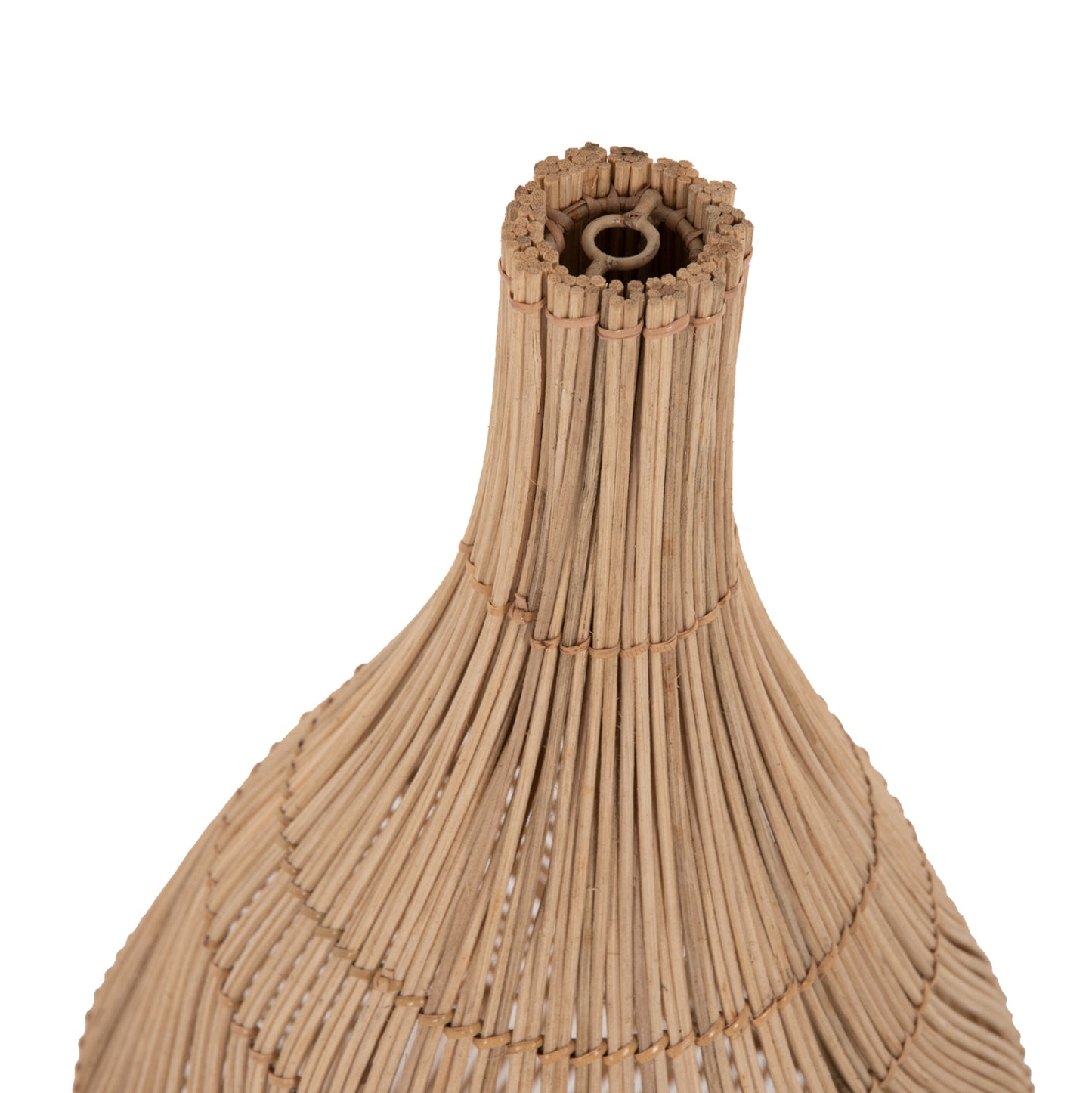 Ceiling Pendant Lamp ΗΜ7887 Natural Rattan In Natural Color Φ28x163,5hcm.