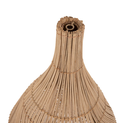 Ceiling Pendant Lamp ΗΜ7887 Natural Rattan In Natural Color Φ28x163,5hcm.