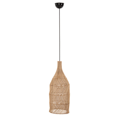Ceiling Pendant Lamp ΗΜ7887 Natural Rattan In Natural Color Φ28x163,5hcm.