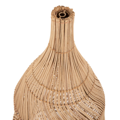Ceiling Pendant Lamp Theon ΗΜ7888 Natural Rattan In Natural Color Φ22x148hcm.