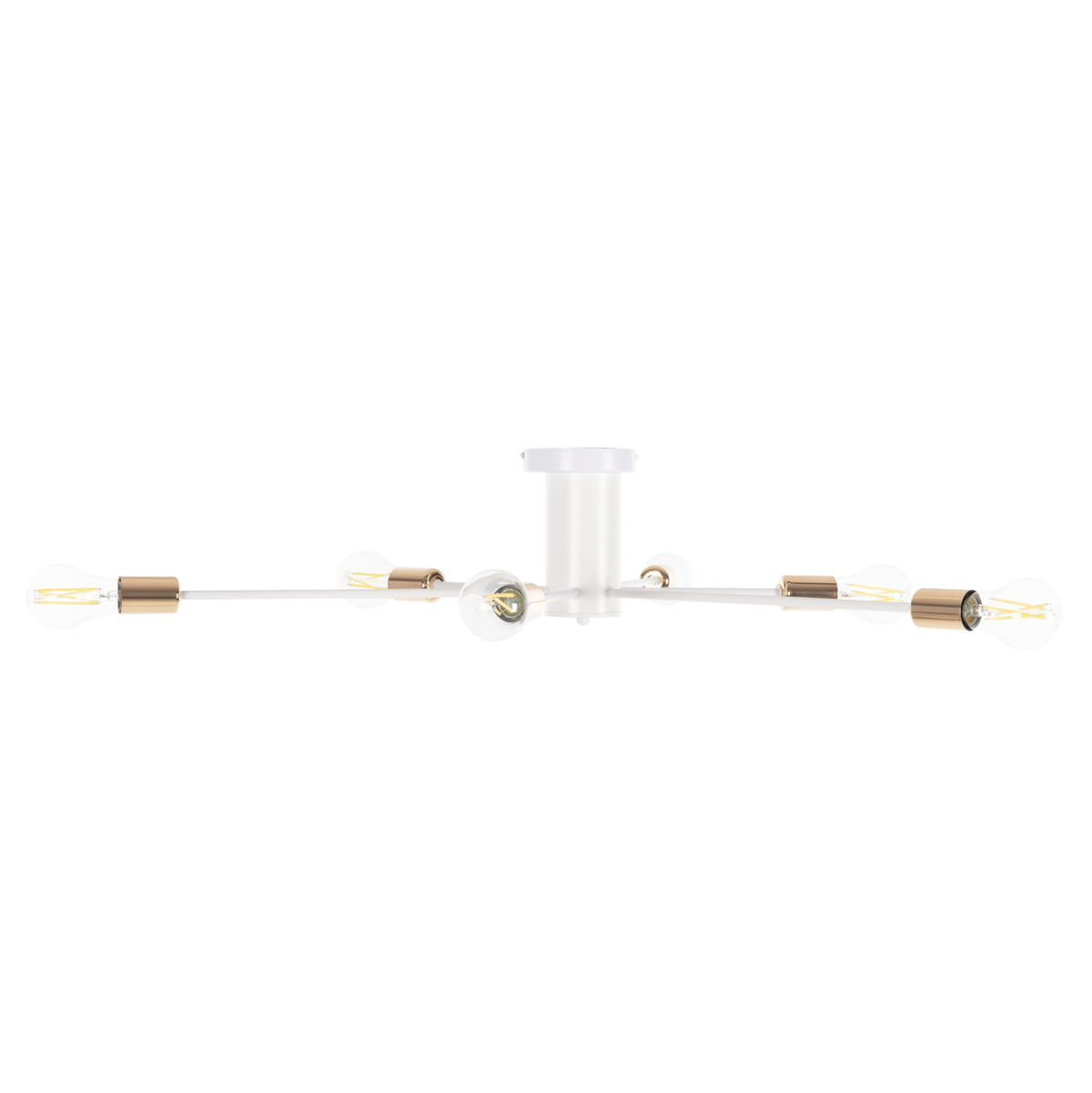 Ceiling Pendant 6-light Hm4123 White Metal 77x77x18hcm.