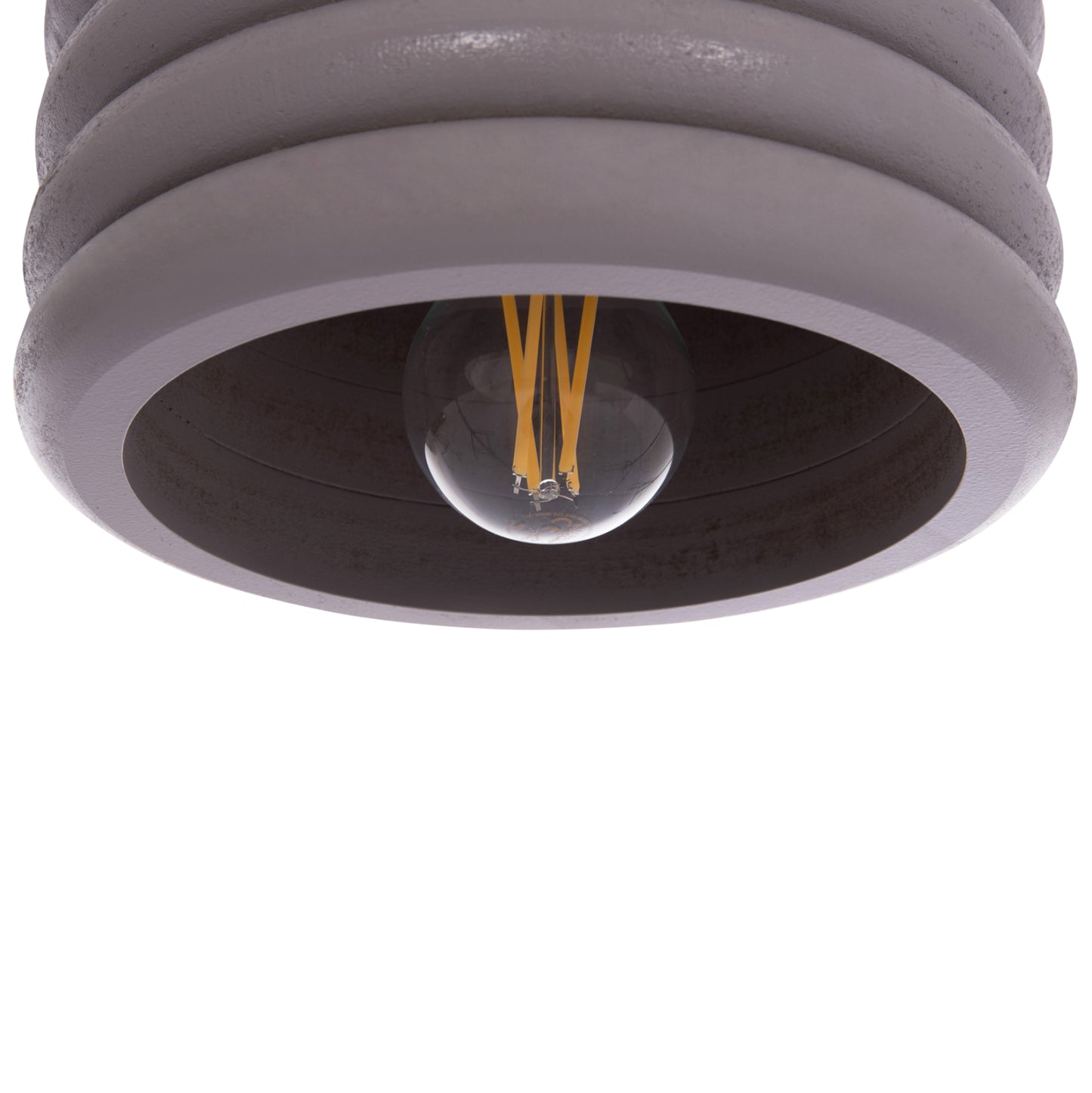 Ceiling Pendant Hm7655.04, Grey Wooden Rings, Φ23x57