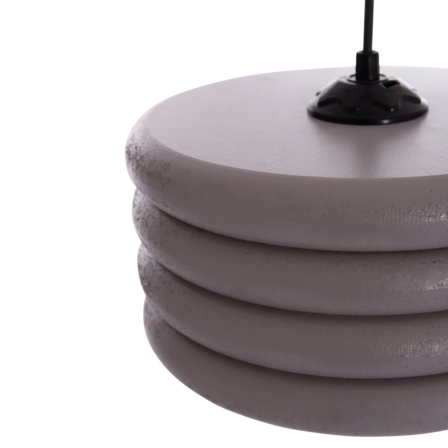 Ceiling Pendant Hm7655.04, Grey Wooden Rings, Φ23x57