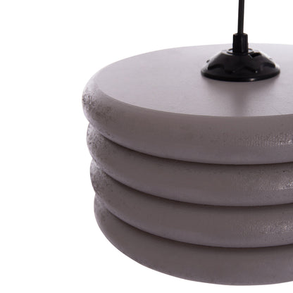 Ceiling Pendant Hm7655.04, Grey Wooden Rings, Φ23x57