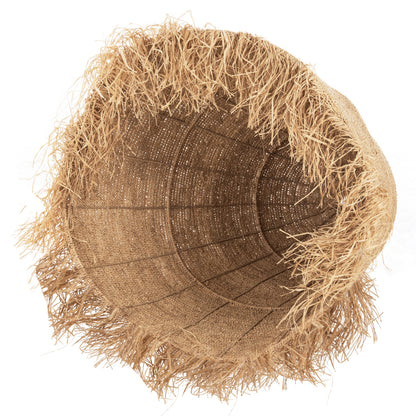 Ceiling Pendant Lamp Hm4030 Rattan In Natural Color Φ100x100-103hcm.