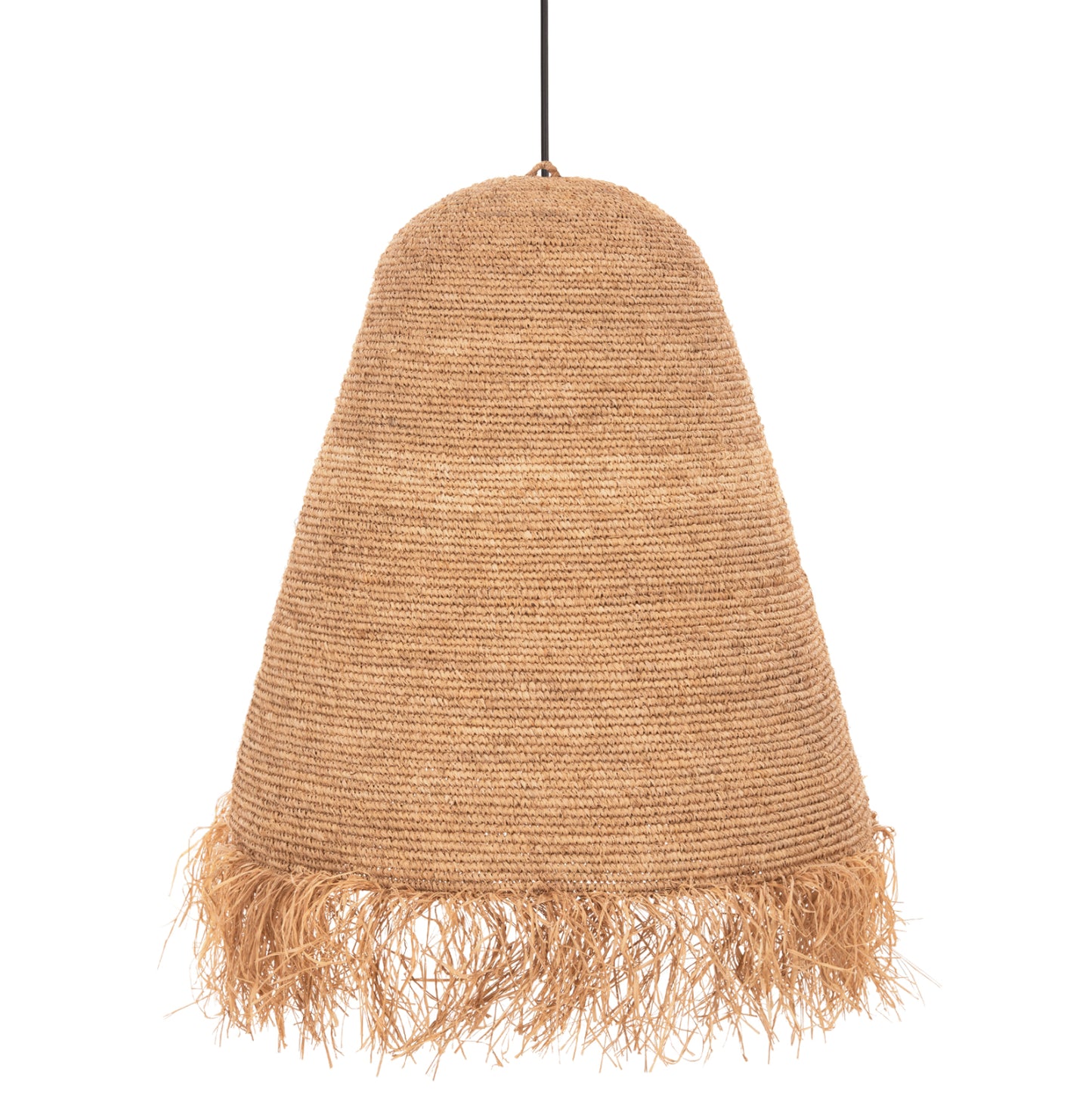 Ceiling Pendant Lamp Hm4030 Rattan In Natural Color Φ100x100-103hcm.
