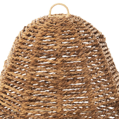 Ceiling Pendant Lamp Hm4034 Dried Banana Tree Fibers In Brown Color Φ100x100-105hcm.