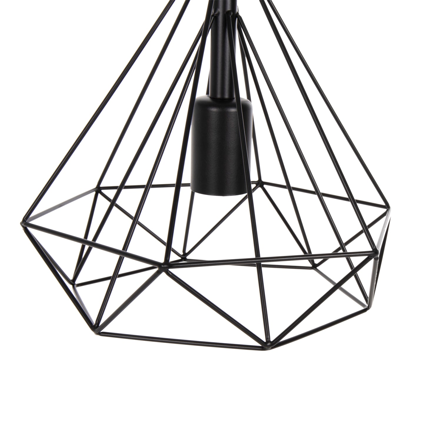 Ceiling Pendant Lamp Hm4063 Black Metal Cap 25x22x123hcm.