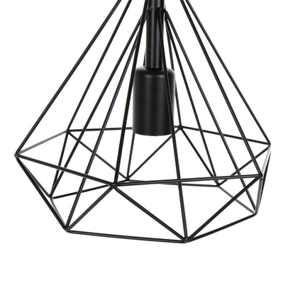 Ceiling Pendant Lamp Hm4063 Black Metal Cap 25x22x123hcm.