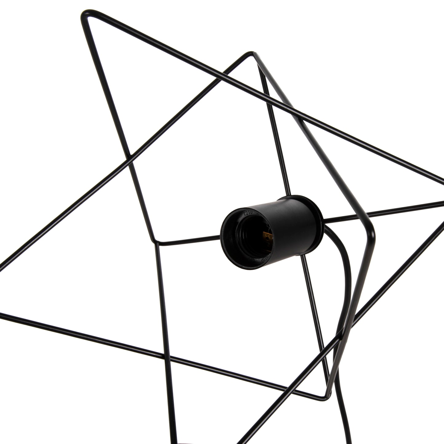 Ceiling Pendant Lamp Hm4075 Black Metal Cap 18x17x120hcm.