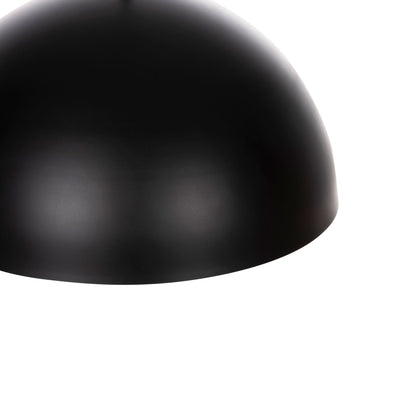 Ceiling Pendant Lamp Hm4078 Black Metal Round Cap Φ40x125hcm.