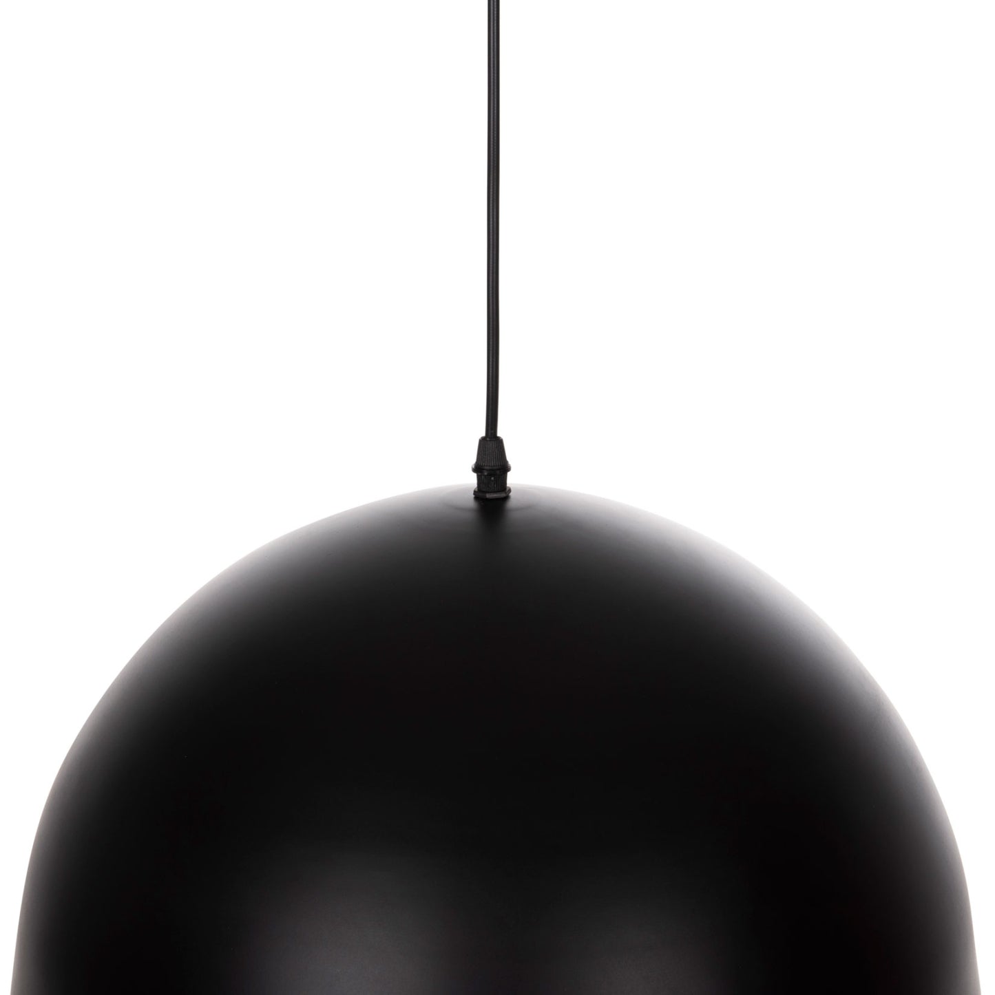 Ceiling Pendant Lamp Hm4078 Black Metal Round Cap Φ40x125hcm.