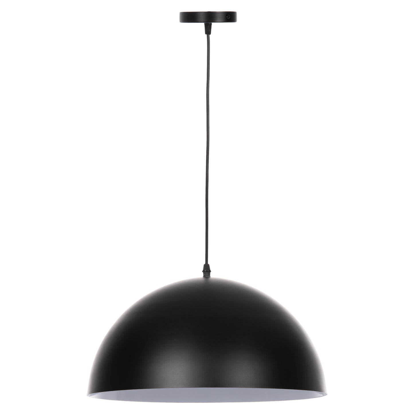 Ceiling Pendant Lamp Hm4078 Black Metal Round Cap Φ40x125hcm.