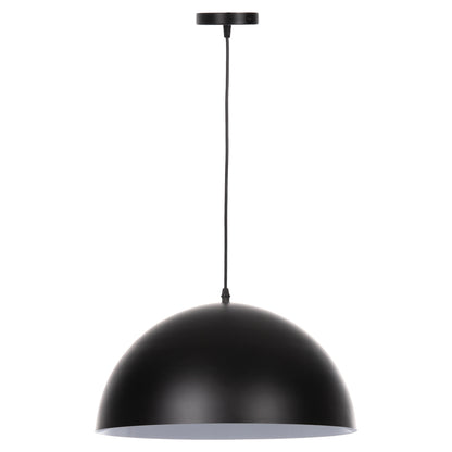 Ceiling Pendant Lamp Hm4078 Black Metal Round Cap Φ40x125hcm.