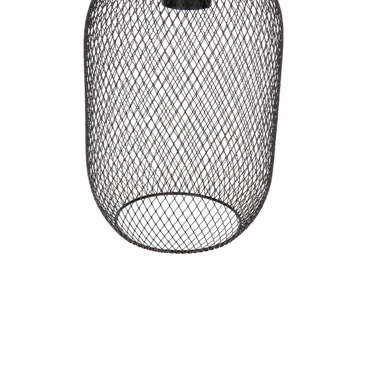 Ceiling Pendant Lamp Hm4104 3-light Black Metal Mesh Caps Φ24x123hcm.