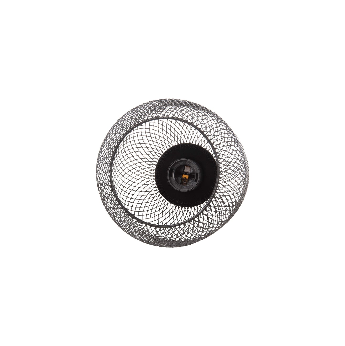 Ceiling Pendant Lamp Hm4104 3-light Black Metal Mesh Caps Φ24x123hcm.