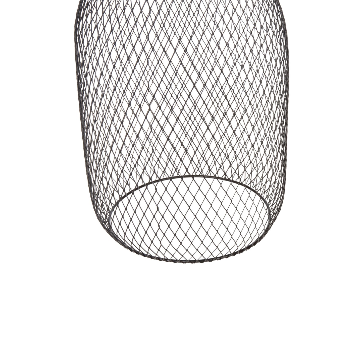 Ceiling Pendant Lamp Hm4105 Black Metal Mesh Cap Φ20x145hcm.