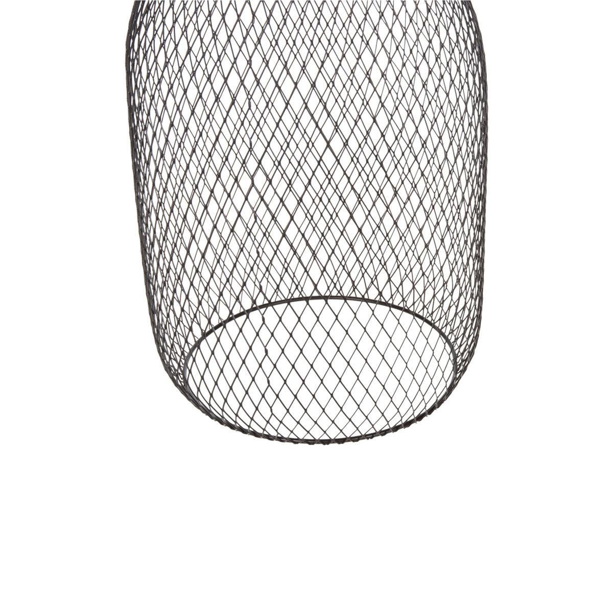 Ceiling Pendant Lamp Hm4105 Black Metal Mesh Cap Φ20x145hcm.
