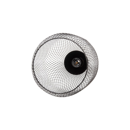 Ceiling Pendant Lamp Hm4105 Black Metal Mesh Cap Φ20x145hcm.