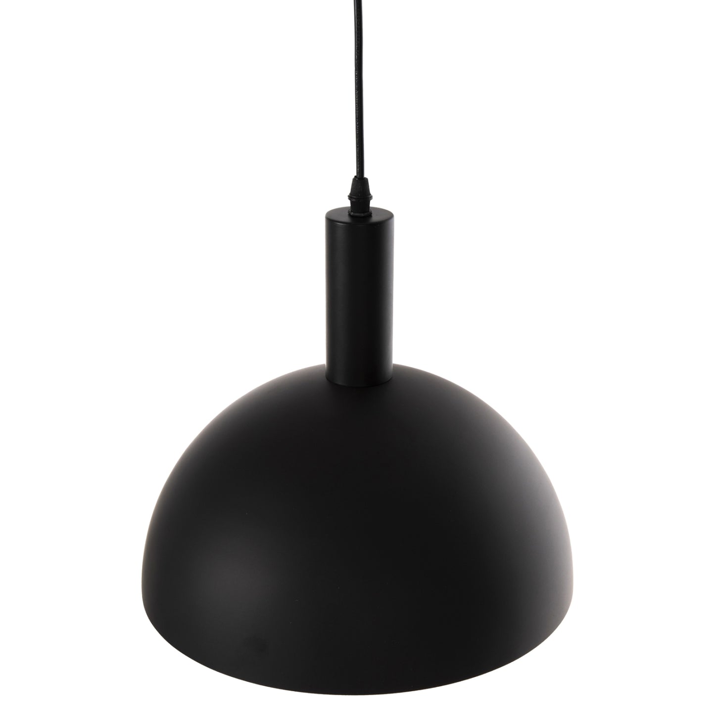 Ceiling Pendant Lamp Hm4110 Black Metal Bell Φ29Χ121hcm.