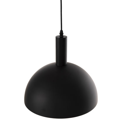 Ceiling Pendant Lamp Hm4110 Black Metal Bell Φ29Χ121hcm.