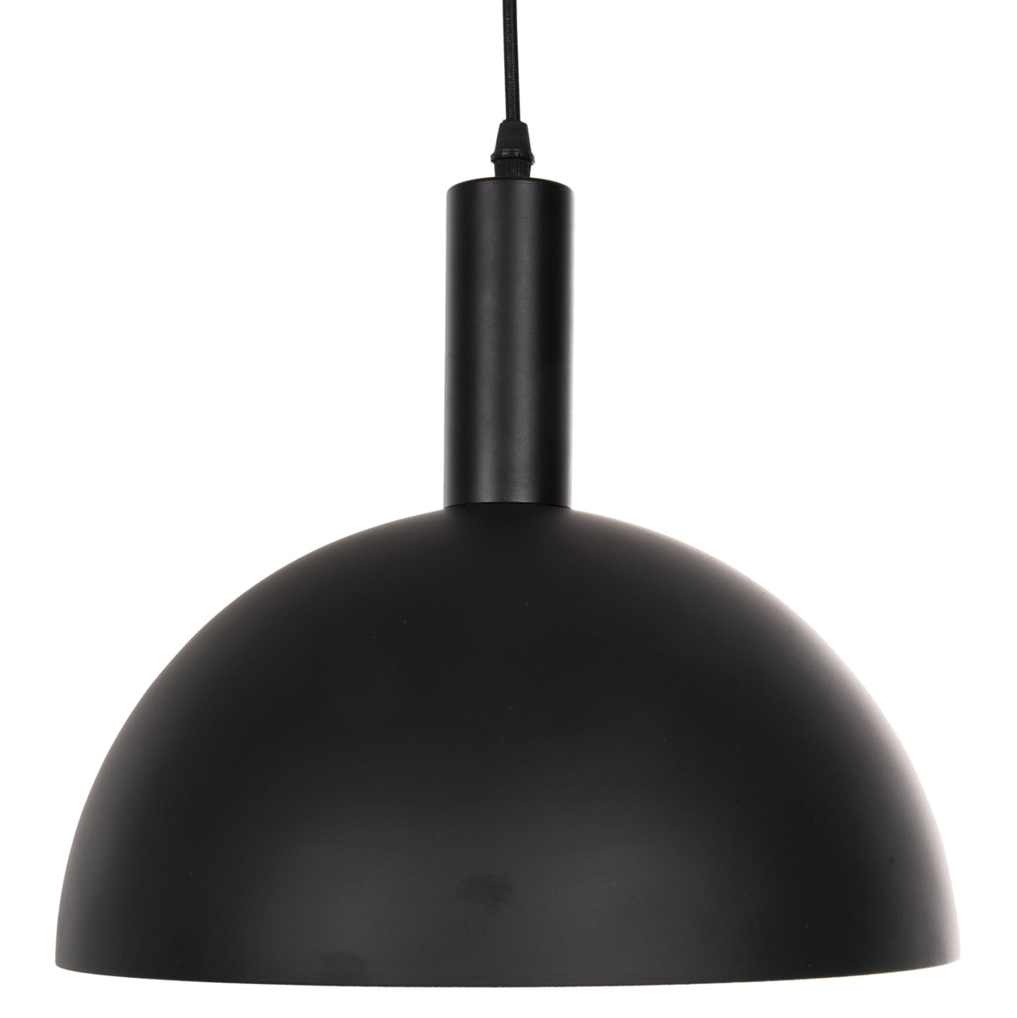 Ceiling Pendant Lamp Hm4110 Black Metal Bell Φ29Χ121hcm.